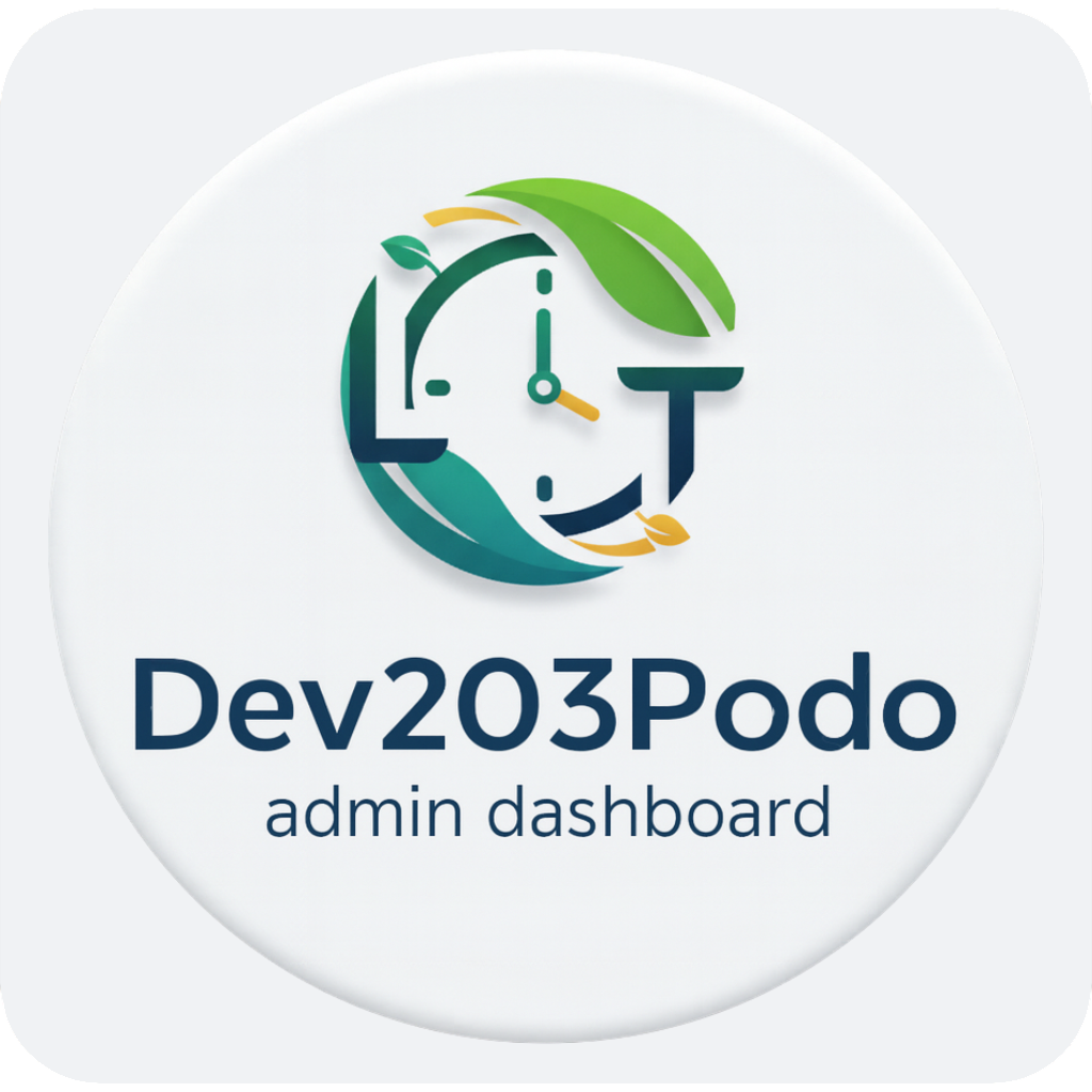 Dev203Podo Admin Dashboard